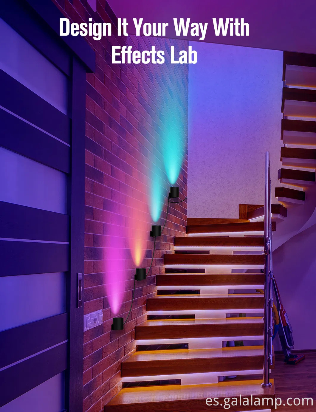 Inteligencia de graffiti LED, sincronización musical, luces multicolores wifi